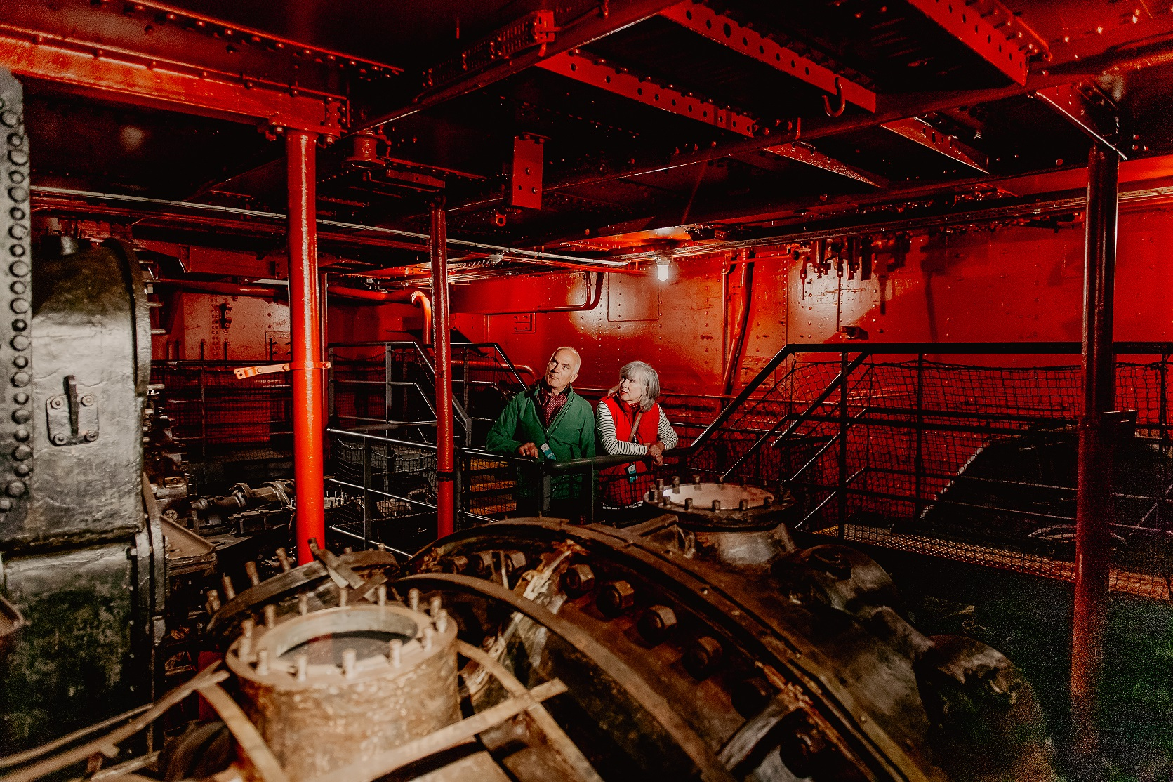 HMS Caroline's engine room