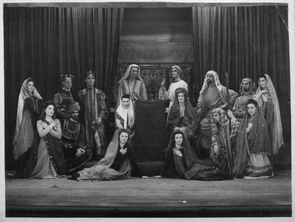 A Nativity play at HMS St. Vincent, 1943