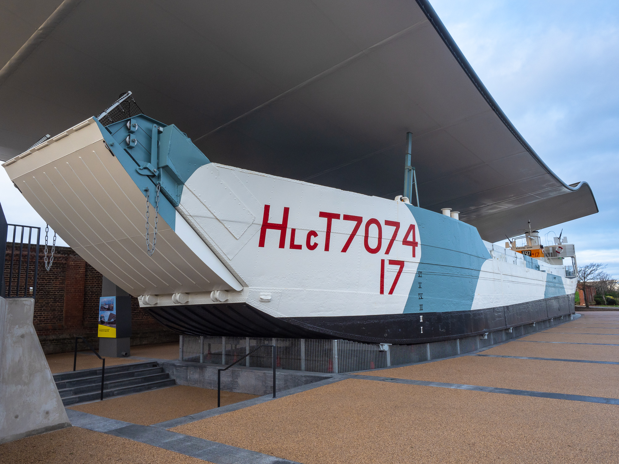 LCT 7074 at the D-Day Story in Portsmouth