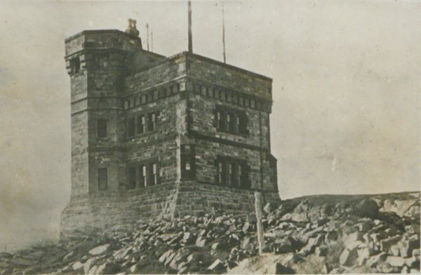 Cabot Tower, Signal Hill, St John's, the signal station in Newfoundland.