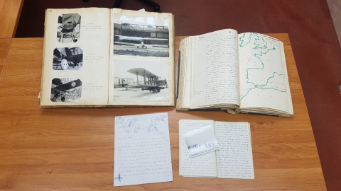 Scrapbooks and notes