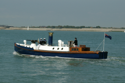 Steam Pinnace On the Water