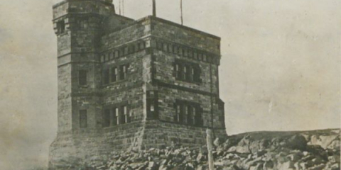 Cabot Tower, Signal Hill, St John's, the signal station in Newfoundland.